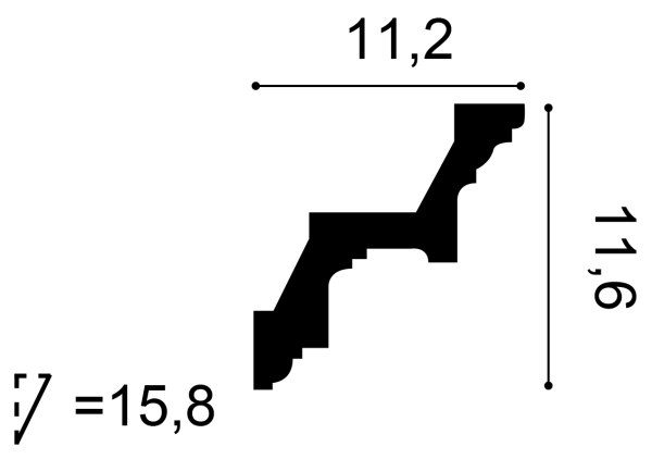 C211_cornice_moulding--image_cross_section C211 Flexible Coving